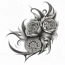 Filler Abstract Patterns tattoo design idea