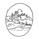 homesick for a place that no longer exists tattoo design idea