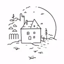 homesick for a place that no longer exists tattoo design idea