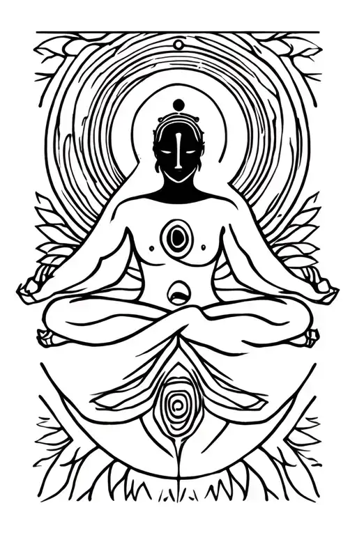 kundalini awakening tattoo design idea