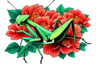 praying mantis tattoo tattoo design idea