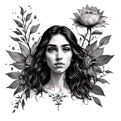 Psychology philosophy mental health self discovery tattoo design idea