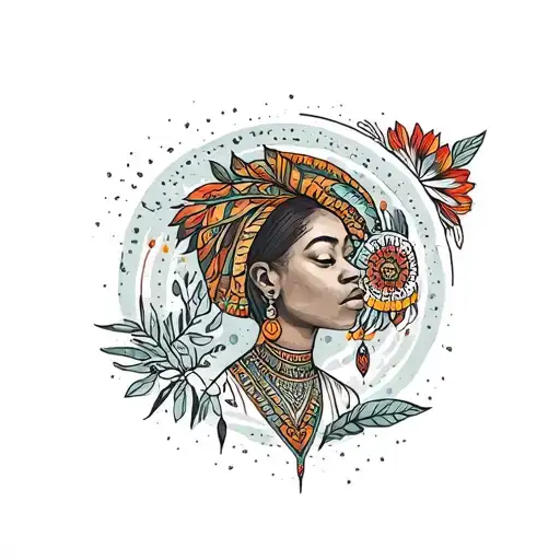 african Ubuntu philosophy tattoo design idea