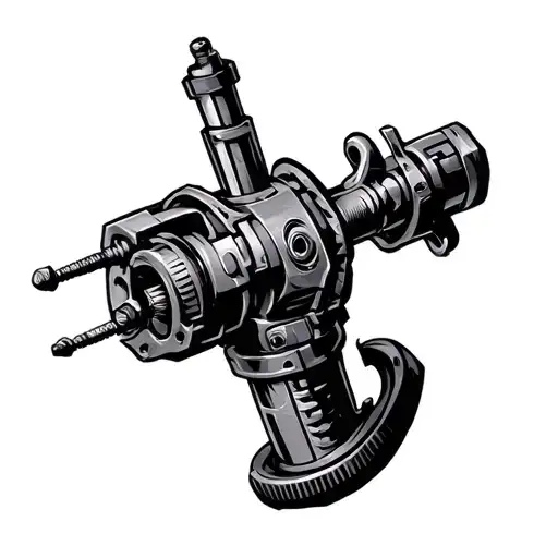 Machinist tattoo design idea