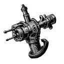 Machinist tattoo design idea