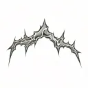 Filler Lightning Bolts tattoo design idea