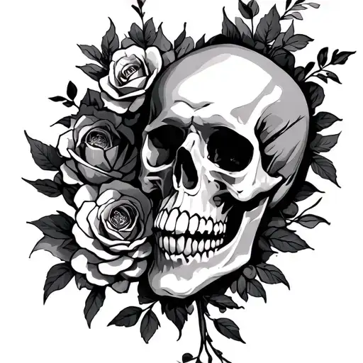 Memento Mori, Memento Vivere tattoo design idea