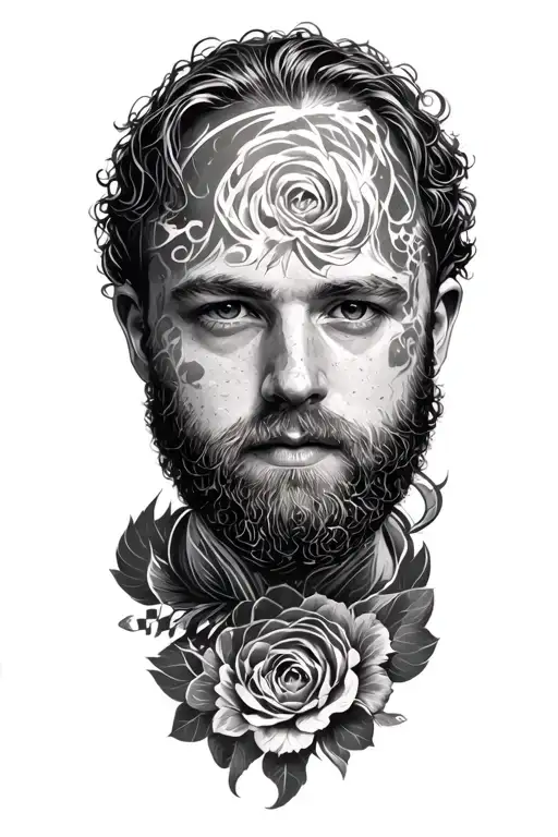 Bon Iver 22 A Million tattoo design idea