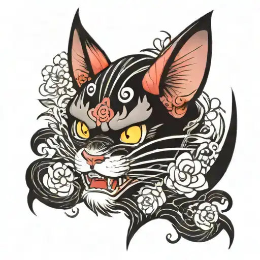 Kuromi tattoo design idea