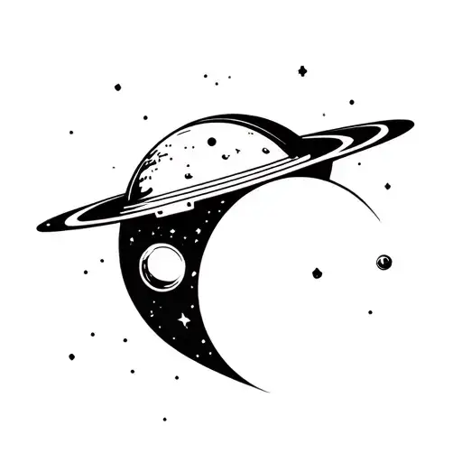 Filler Space exploration tattoo design idea