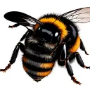 Bumble Bee tattoo design idea