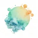 solor system with aries,cancer,leo,sagittarius,capricorn,aquarius constellations tattoo design idea