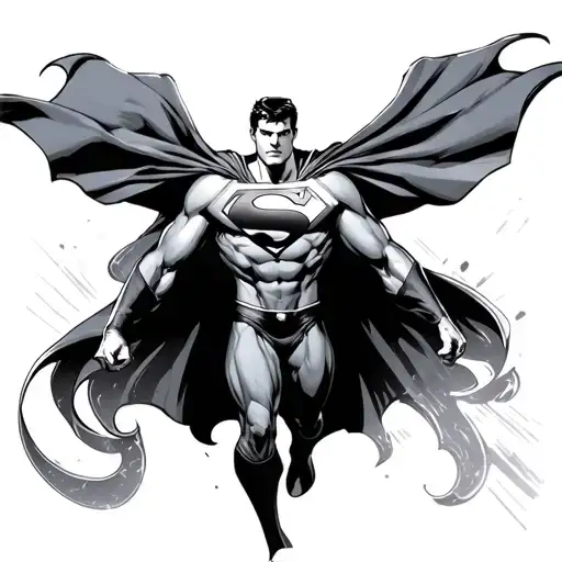 Superman tattoo design idea