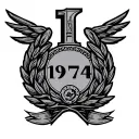 Greek Victory Wreath with the numbers 1974 on top and some victory symbols tattoo design idea