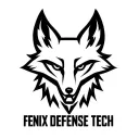 "Fenix Defense Tech" Military Style Fox Head with Phoenix Body with strength logo tattoo design idea