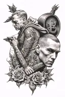 Eminem tattoo design idea