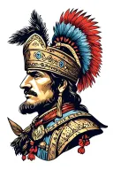 Conquistador tattoo design idea