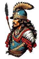 Conquistador tattoo design idea