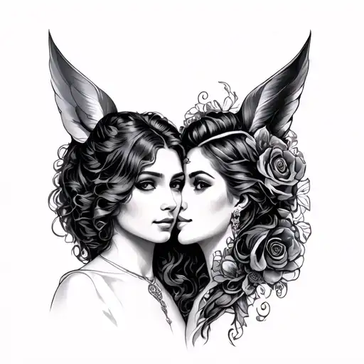 Hector  & Maria tattoo design idea