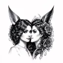 Hector  & Maria tattoo design idea