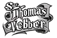 I need a tattoo design that wraps around my wrist. It should read "Sgt Thomas Webber" in tattoo-like cursive text with t tattoo design idea