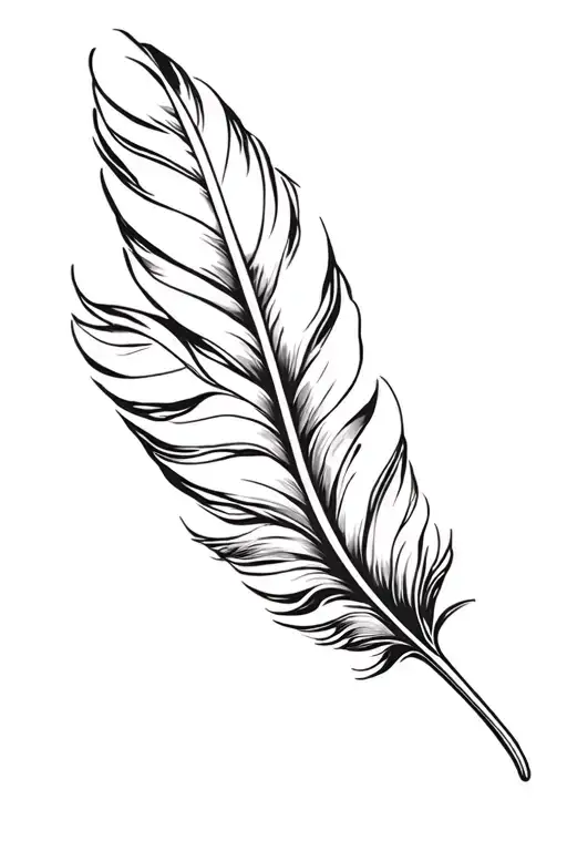feather with taurus,camcer and sagittarius zodiac sign tattoo design idea