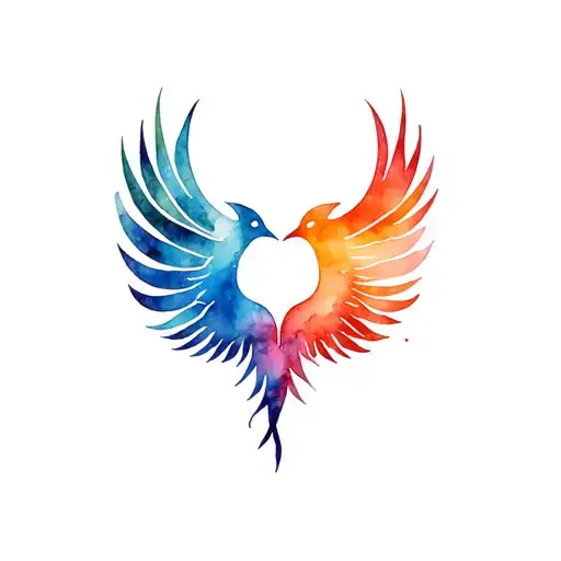 based off these words: Atlas, Gemini, Phoenix Arizona, mythical, compassionate, love tattoo design idea