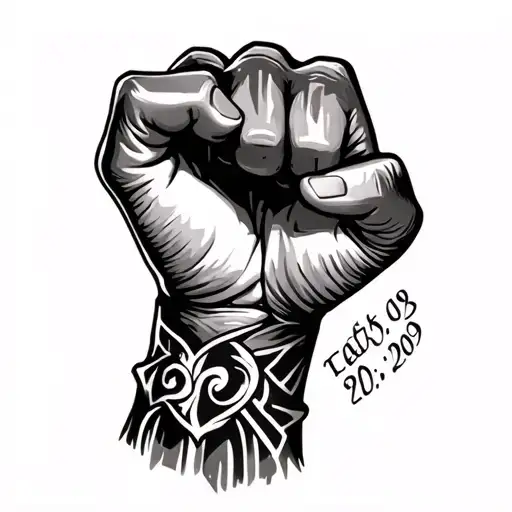 20.12.2019; fist tattoo design idea