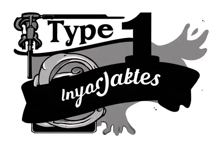 Type 1 Diabetes tattoo design idea
