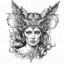 hecate tattoo design idea