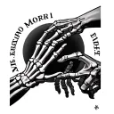 "Memento Mori" It is a skeleton hand and a human hand recreating the "Creation of Adam" with the words "Memento Mori" above it. Sleeve tattoo design idea