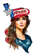 Houston Texas tattoo design idea