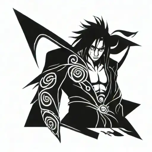 Itachi Uchiha Madara tattoo design idea