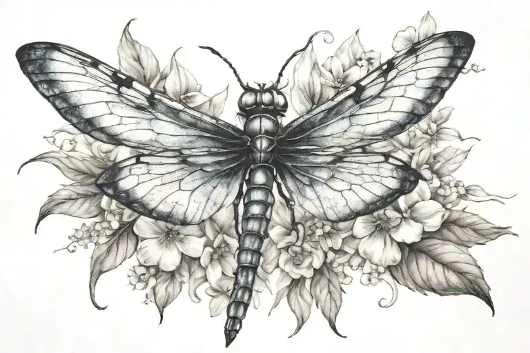 memorial tattoo for my dad. Stanley. I would like for it to go around my wrist. With dragonfly and forget me nots tattoo design idea