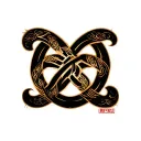 wu-Tang Clan Knot mixed with Chinese tattoo design idea
