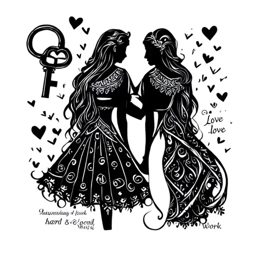 couple tattoo with the date of birth also add lock and key meaningful picture bonding care love and hard work tattoo design idea