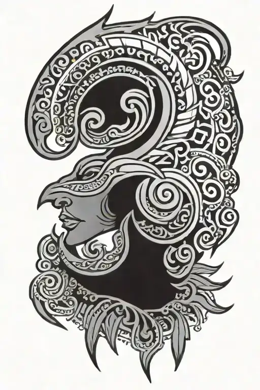 Arawak tribal tattoo for fingers tattoo design idea