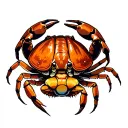 hermit crab with a zyn can for a shell tattoo design idea