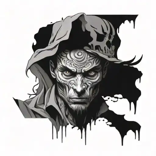 stranger in a tattoo design idea