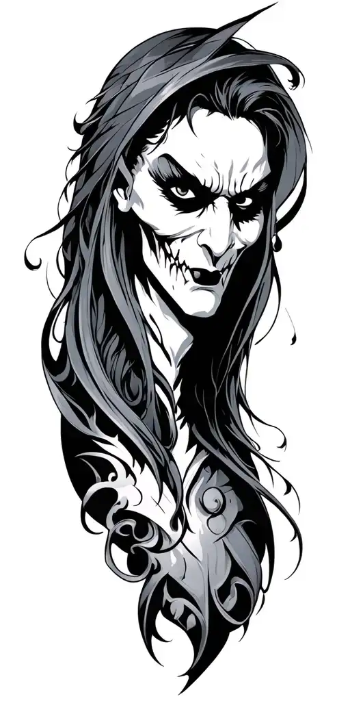 misunderstood villains tattoo design idea