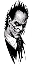 misunderstood villains tattoo design idea