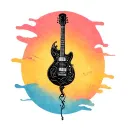 music sauce tattoo design idea