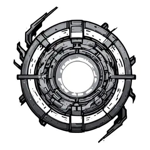 Arc Reactor tattoo design idea