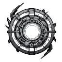Arc Reactor tattoo design idea