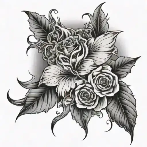 Submissive tattoo design idea