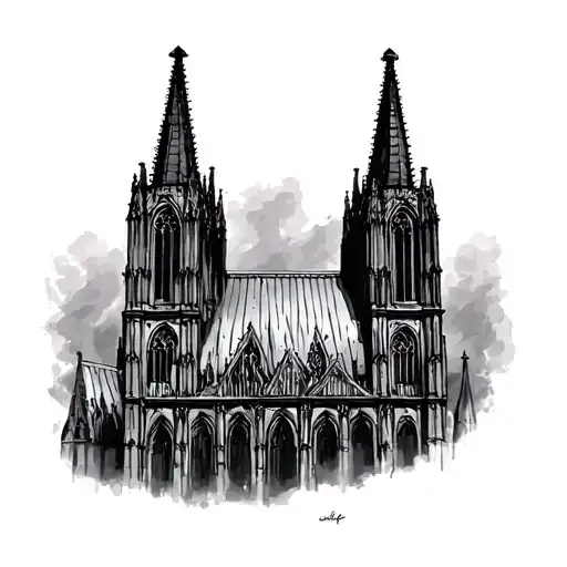 Cologne Cathedral tattoo design idea
