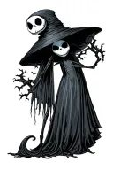 nightmare before Christmas tattoo design idea