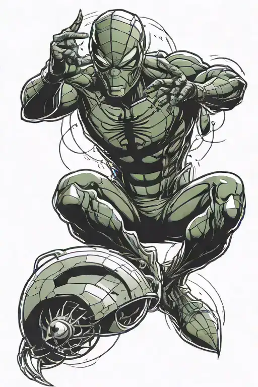 ufo cyber siglism crossspidermanfootballlab ratsjokerpray. love. forgive. green goblin supreme tattoo design idea