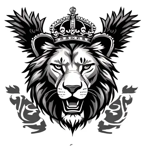 Real Madrid lion tattoo design idea