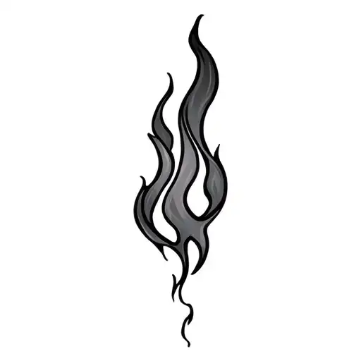 Filler Flames tattoo design idea